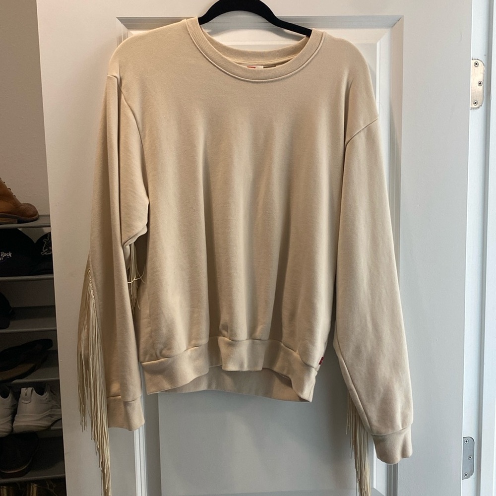 Levi’s fringe sweatshirt